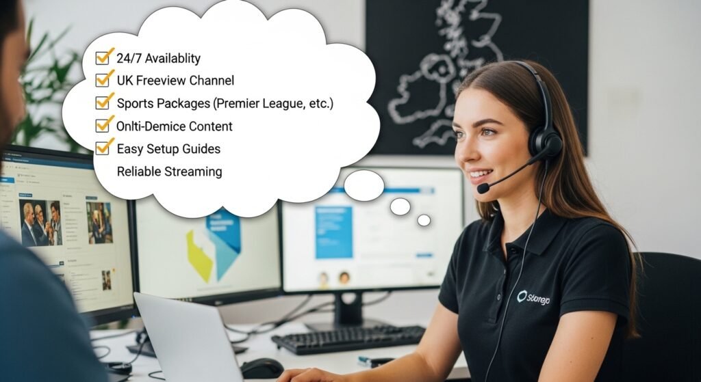 IPTV customer support UK
