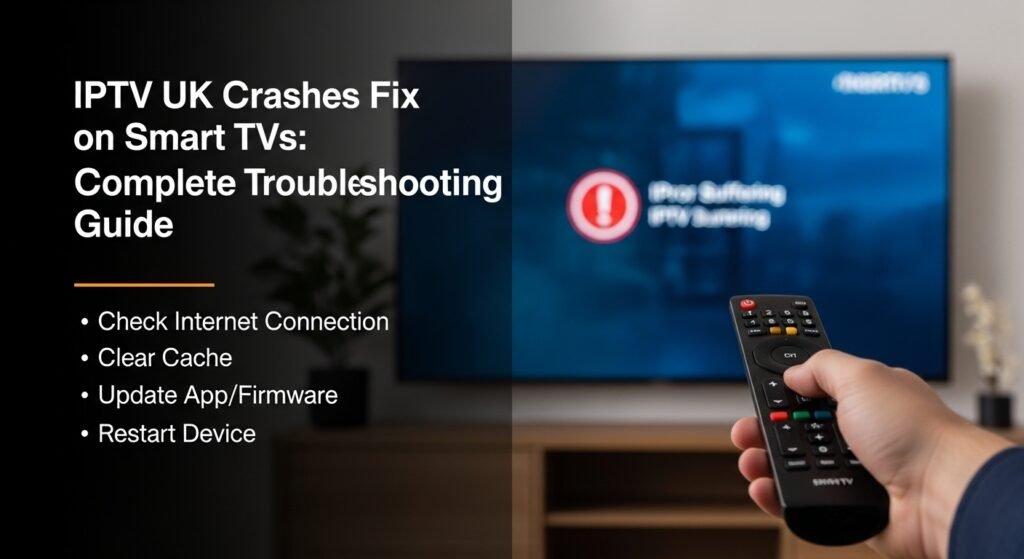 IPTV UK crashes fix