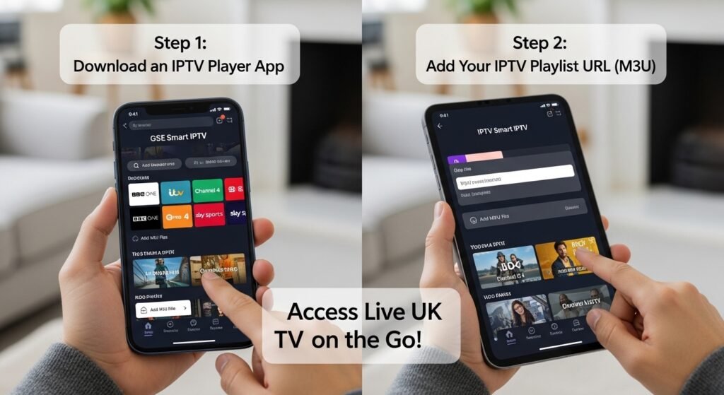 IPTV UK iPhone setup